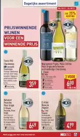 ALDI folder week 45 Pagina 27: Negroamaro Puglia, Maria Collina Pinot Grigio delle Venezie en Greenbridge Chardonnay €6,00