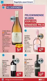 ALDI folder week 45 Pagina 28: Costellore Sparkling Pinot Grigio Blush €4,99, El Mojón Blanco €5,49