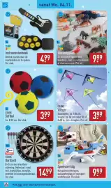 ALDI folder week 45 Pagina 36: Toyino Dierenfiguren €9,99, Instrumentenboek €4,99