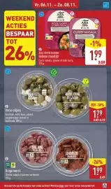 ALDI folder week 45 Pagina 43: Verse olijven €1,79, Droge worst €1,99