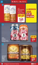 ALDI folder week 45 Pagina 46: Jopen Craftbier €1,99, Grimbergen Blond of dubbel €5,99