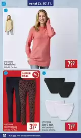 ALDI folder week 45 Pagina 56: UP2FASHION Slips 2-pack €1,99, UP2FASHION Gebreide trui €7,99