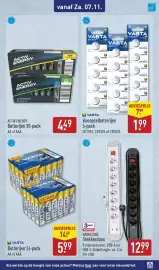 ALDI folder week 45 Pagina 57: Varta knoopcelbatterijen €1,99, Varta batterijen €5,99