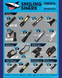 KM Trading catalogue Page 6: Flashlight SD-1003SL W P-XPE €7,00, Flashlight SD-5338A €25,00