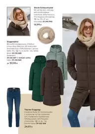Tchibo Eduscho Flugblatt Seite 16: Strick-Schlauchschal €14,99, Steppmantel €59,99
