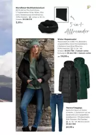 Tchibo Eduscho Flugblatt Seite 25: Microfleece-Multifunktionstuch €5,99, Winter-Regenmantel €119,99