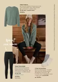 Tchibo Eduscho Flugblatt Seite 26: Teddy-Pullover €29,99, Teddy-Thermotight €22,99