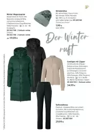 Tchibo Eduscho Flugblatt Seite 3: Strickmütze €7,99, Winter-Regenmantel €119,99