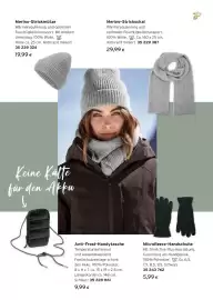 Tchibo Eduscho Flugblatt Seite 8: Merino-Strickmütze €19,99, Merino-Strickschal €29,99