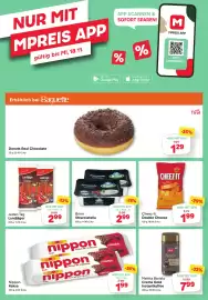 MPreis Flugblatt woche 45 Seite 17: Cheez-It Double Cheese €1,99, Melitta Barista Crema Gold Instantkaffee €7,99