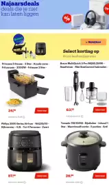 Bol.com folder week 44 Pagina 4: Tomado rijstkoker €26,99, Philips 2000 Series Airfryer €87,99