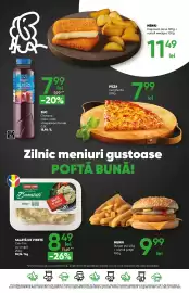 Catalog PROFI săptămâna 44 Pagină 17: Meniu burger pui €9,99, Cris-Tim salată de vinete cu ceapă €8,49