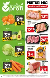 Catalog PROFI săptămâna 44 Pagină 4: Varză albă €1,59, Ferma din Deal spinări de pui €3,49