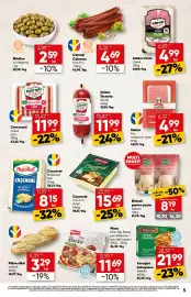 Catalog PROFI săptămâna 44 Pagină 5: Salam Fox sandwich toast €4,99, Caroli crenvurști de porc €11,99
