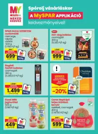 Spar akciós újság hét 44 Oldal 10: MY Spórolj vásárláskor SPAR NEKED KEDVEZ A MYSPAR APPLIKÁCIÓ kedvezményeivel! SPAR