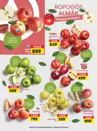 Spar akciós újság hét 44 Oldal 6: KANZI Ropogós, karakteres almaélmény KANZI CSAK Kanzi alma 899Ft 1 kg Frissítő roppanás