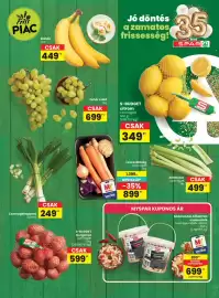 Spar akciós újság hét 44 Oldal 8: Friss PIAC Banán 1 kg CSAK 449 Ft Jó döntés a zamatos frissesség! 35 éve SPARA Fehér szőlő