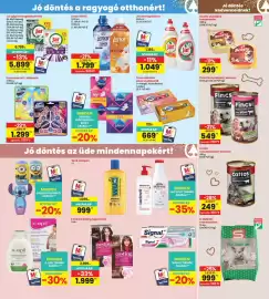 Interspar akciós újság hét 44 Oldal 28: Zewa papír zsebkendő €669,00, Lenor öblítő €1.799,00