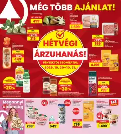 Interspar akciós újság hét 44 Oldal 39: S-budget krémdezzsert €299,00, Eduscho family kávékapszula €799,00