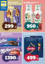 Family Diszkont akciós újság hét 44 Oldal 1: FruttaMax szörp €950,00, Barilla maccheroni €499,00
