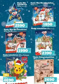 Family Diszkont akciós újság hét 44 Oldal 14: Kinder kalendárium €4.690,00, Kinder adventi kaland €2.390,00