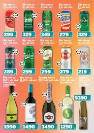 Family Diszkont akciós újság hét 44 Oldal 23: Kőbányai sör €279,00, Martini asti €3.490,00