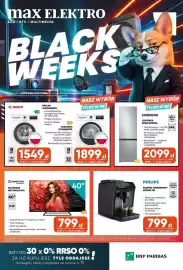 Max Elektro gazetka Strona 1: Ekspres ciśnieniowy Philips EP0820/00 €799,00, Lodówka Samsung RB34C600DSA €2.099,00
