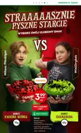 Żabka gazetka Strona 6: Miłosz Flückiger don WEEKEND W ŻABCE STRAAAAASZNIE PYSZNE STARCIE WYBIERZ SWÓJ ULUBIONY SMAK VS
