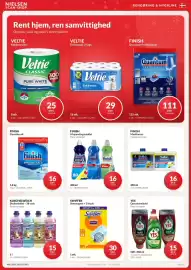 Nielsen Discount reklamblad Sida 22: Finish opvaskesalt €16,00, Yes opvaskemiddel €15,00