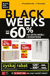 Black Red White gazetka Strona 1: Komoda Brevas Black Red White €479,00, Szafa Frija Black Red White €1.699,00