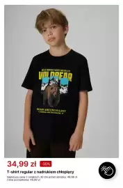 4F gazetka tydzień 44 Strona 10: T-shirt regular z nadrukiem chłopięcy 4F €34,99