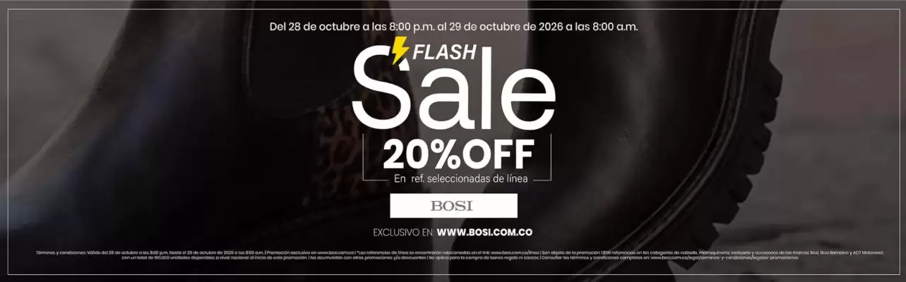 Bosi (válido hasta 31-10)