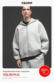 Cropp gazetka tydzień 44 Strona 7: Rozpinana bluza basic z kapturem Cropp €109,99