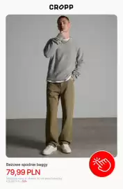 Cropp gazetka tydzień 44 Strona 8: Beżowe spodnie baggy Cropp €79,99