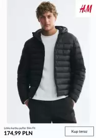 H&M gazetka tydzień 44 Strona 2: Lekka kurtka puffer Slim Fit H & M €174,99