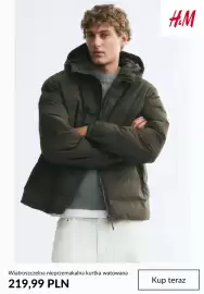 H&M gazetka tydzień 44 Strona 5: Wiatroszczelna nieprzemakalna kurtka watowana H & M €219,99