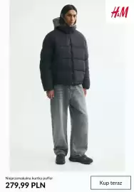 H&M gazetka tydzień 44 Strona 8: Nieprzemakalna kurtka puffer H & M €279,99