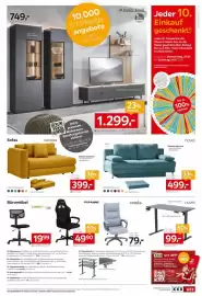 XXXLutz Prospekt woche 44 Seite 3: BXGaming Gamingstuhl €49,90, Novel SCHLAFFSOFA €499,00