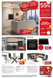 XXXLutz Prospekt woche 44 Seite 5: Backofenset Midea €222,00, Visiona Küchenblock €899,00
