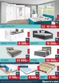 Asko leták Strana 3: Premiflex Lamelový rošt €2.199,00, Šatní skříň Celle €10.699,00