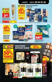Biedronka Polsko leták Strana 45: Family Fish dorsz filety bez skóry €44,99, Marinero makrela wędzona na gorąco €3,69