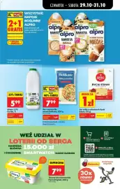 Biedronka Polsko leták Strana 50: Delikate mozzarella wiórki €7,99, Go Bio Mleko 3,9% €5,99