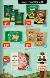 Biedronka Polsko leták Strana 63: Rana filled gnocchi €7,99, Donatello Trattoria Pizza Prosciutto €16,99