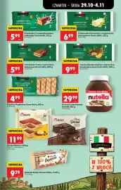 Biedronka Polsko leták Strana 65: Nutella €29,99, Gusto Bello ciasteczka cremolotto oblane czekoladą €5,99