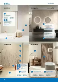 Blu gazetka Strona 6: BLU salony łazienek DOMINO I Gres SANDIO Beige rektyfikowany, mat 59,8x59,8 cm 95 zł/m² A B 59,8x119,8
