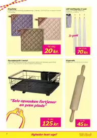 Hi five tilbudsavis uge 44 Side 2: Grydelap €20,00, Kagerulle €45,00