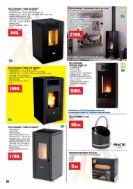 Hubo folder Pagina 4: PELLETKACHEL "KING 69 ZWART" - energielabel: A+ - min. 3,3 - max. 6,9 kW rendement: 91,3% - type