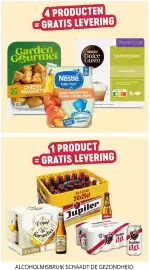 Delhaize folder week 45 Pagina 3: 4 PRODUCTEN EGRATIS LEVERING Garden Gourmet CRUNCH PREMIO CLUB NESCAFE Dolce Gusto