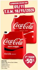 Delhaize folder week 45 Pagina 31: Coca-Cola €2,14
