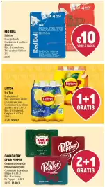 Delhaize folder week 45 Pagina 32: Canada dry & dr pepper €12,90, Red Bull The sea blue Edition €10,00